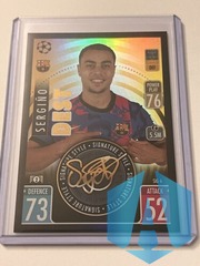 2021-22 Topps Match Attax Extra Sergino Dest Signature Style